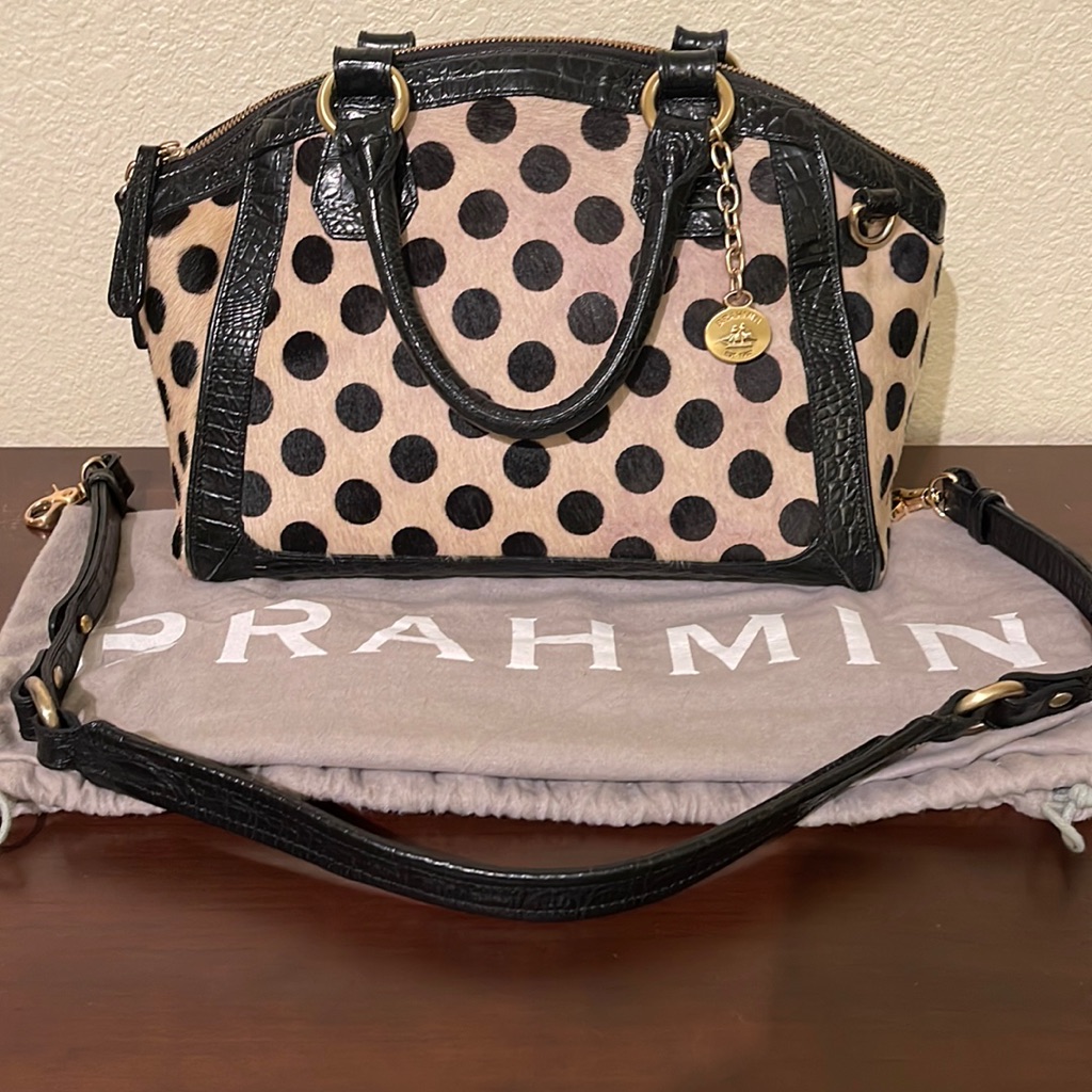 Brahmin Tyler Satchel Natural Luna Vguc